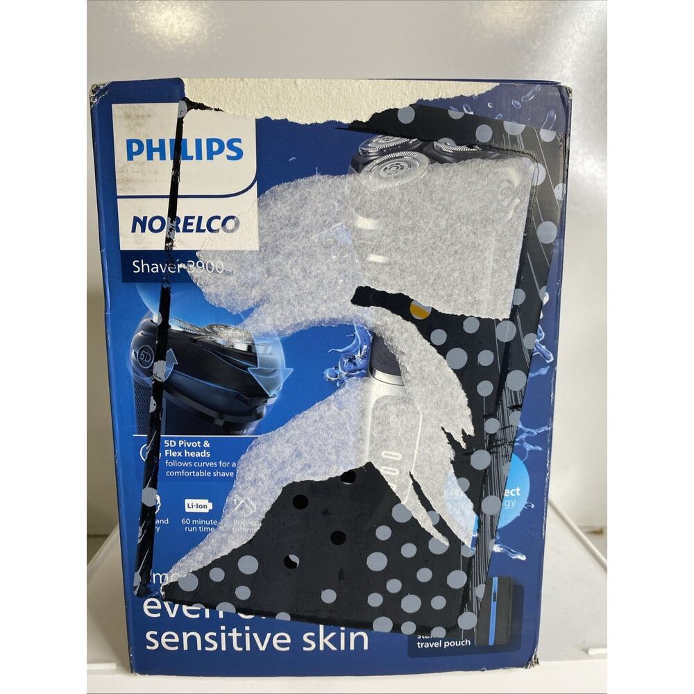Philips Norelco Shaver 3900 Men Electric, Wet/Dry
